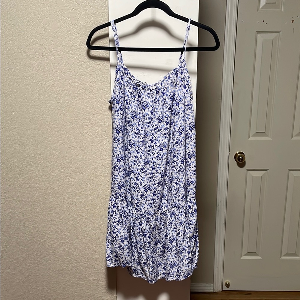 H&M Blue Floral Dress